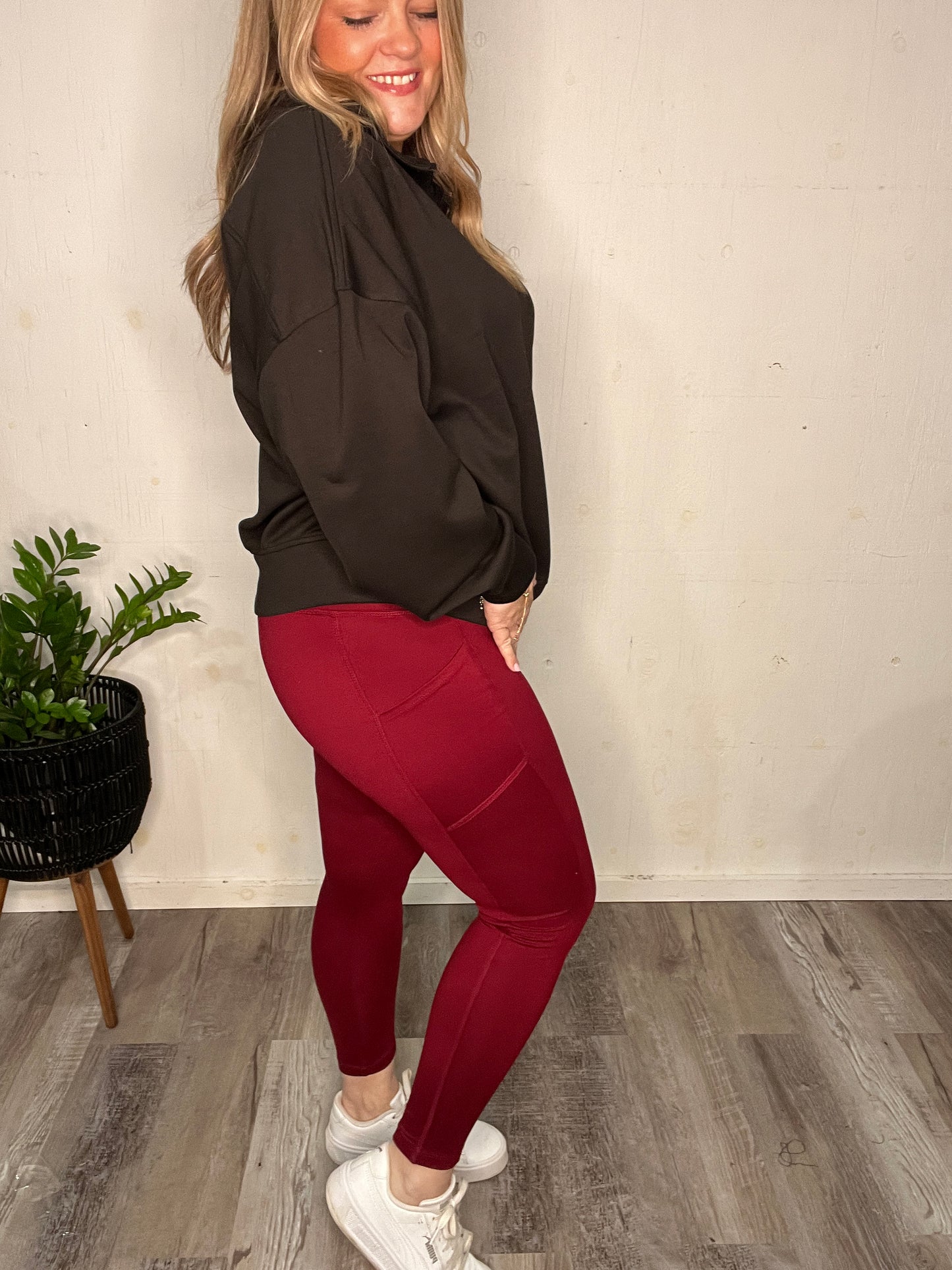 Crimson Crush Leggings