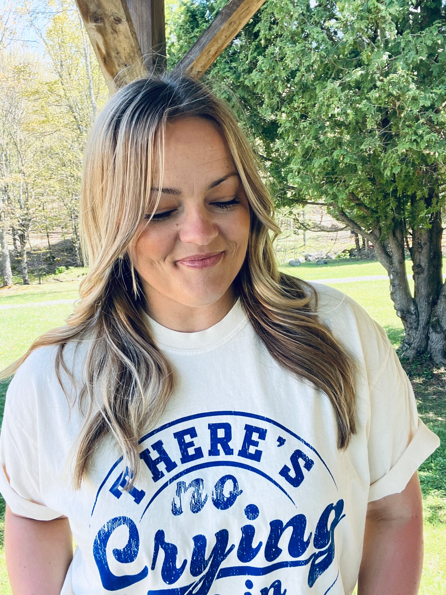 There's No Crying in Baseball Tee