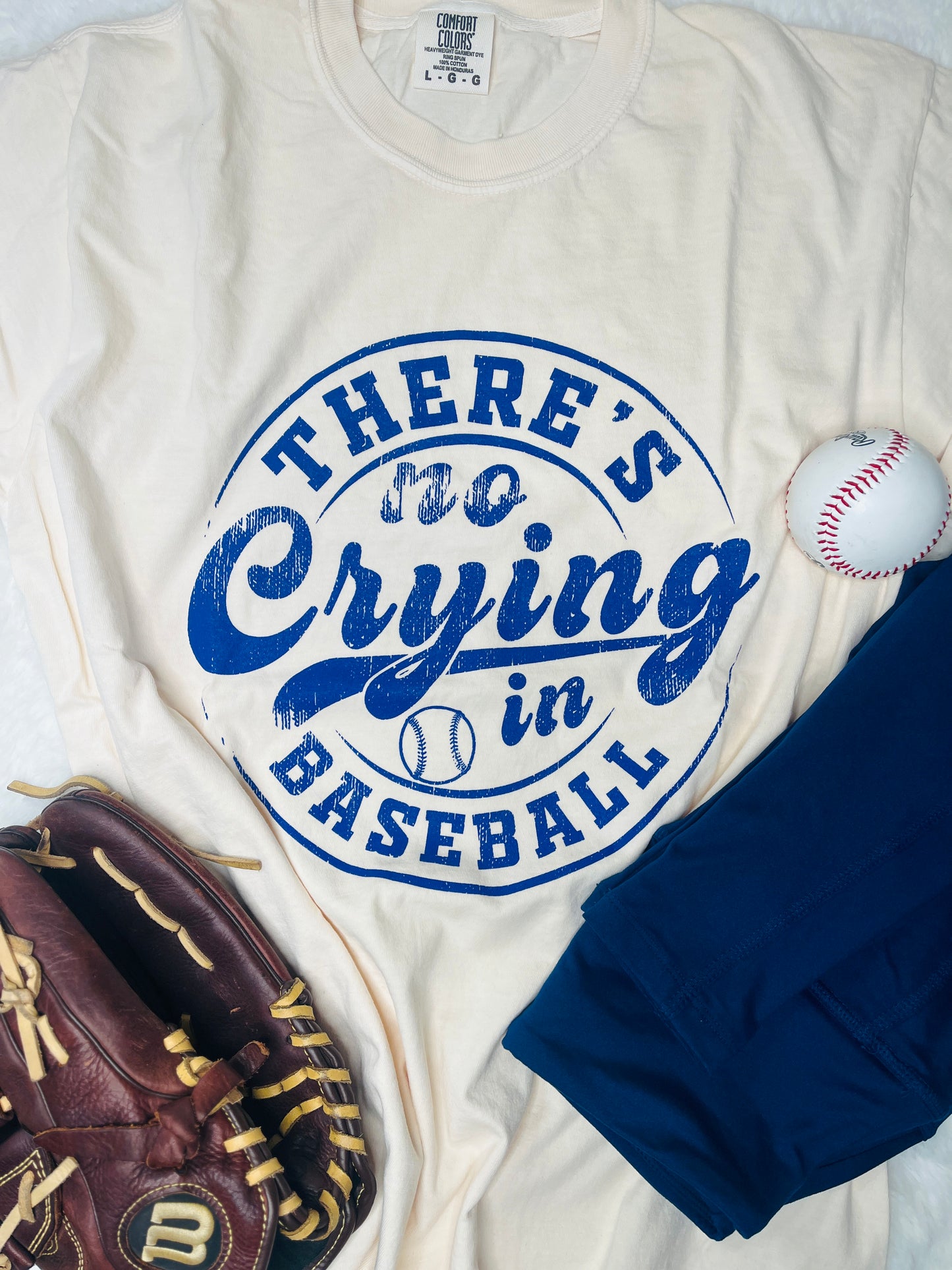 There's No Crying in Baseball Tee