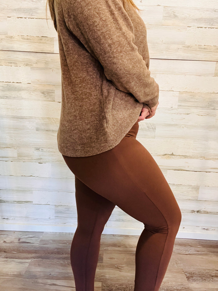 🤍 Brownie Buttery Soft Leggings