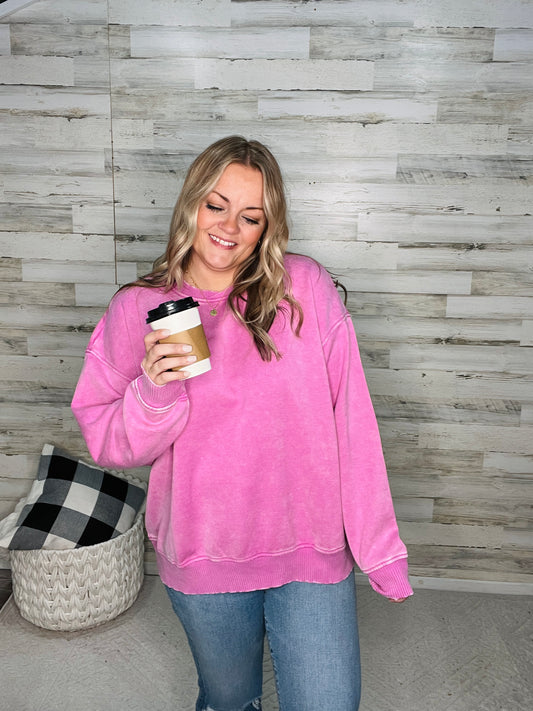 Sugar Cookie Pink Pullover