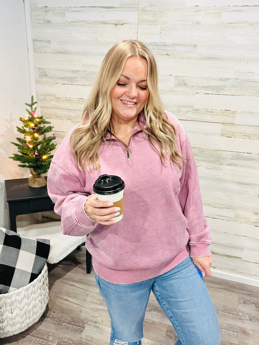 Winter Rose Pullover