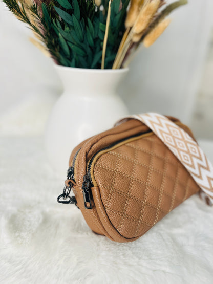 🤍Ash Mocha Vegan Leather Crossbody