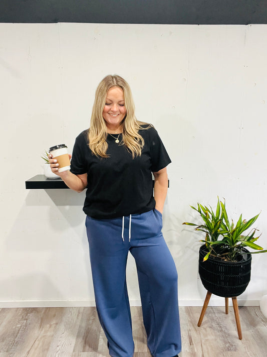 🤍Dusty Blue Live In Scuba Sweats