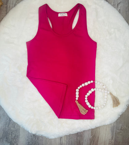🤍Evening Pink Skies Racerback Tank