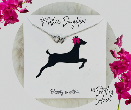 🌸Mother Daughter 925 Sterling Silver Necklace