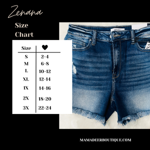 Backroad Dark Denim Shorts